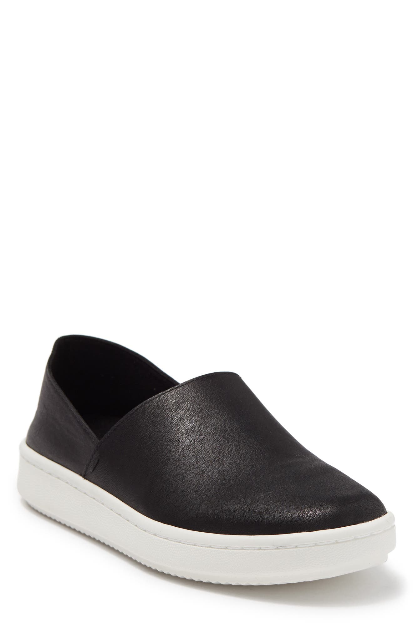 Eileen Fisher Panda Leather Slip-On Sneaker, Main, color, 
