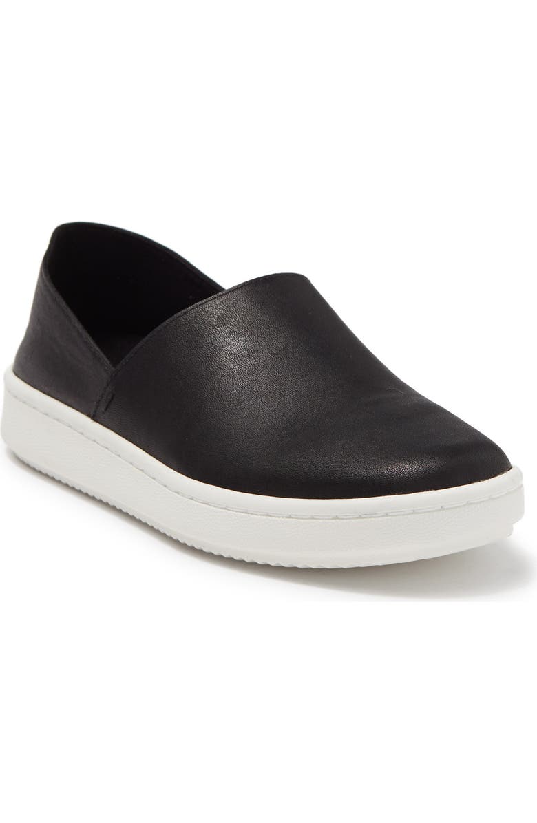 Eileen Fisher Panda Leather Slip-On Sneaker, Main, color,
