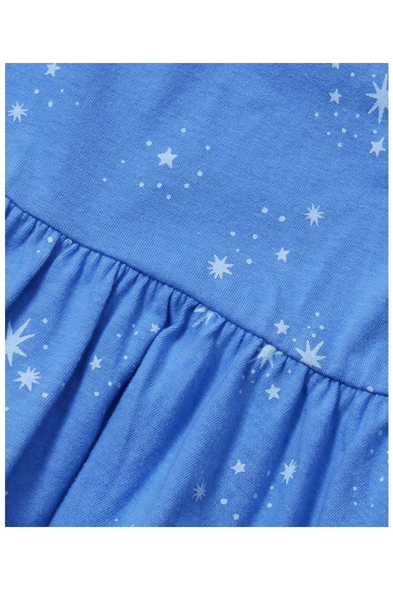 Girls Plus Long Sleeve Ruffle Tunic Top, Alternate, color, Blue Starburst