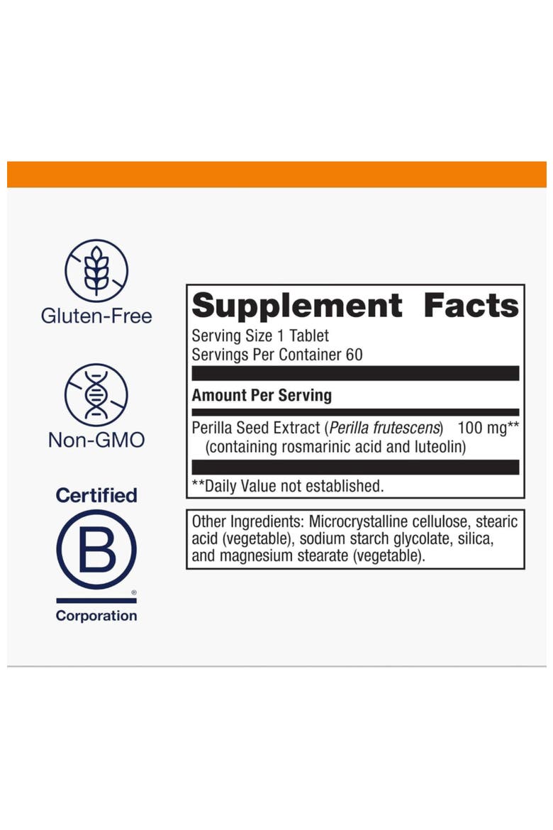 Perimine Perilla Seed Extract Respiratory Support Supplement, Alternate, color, None