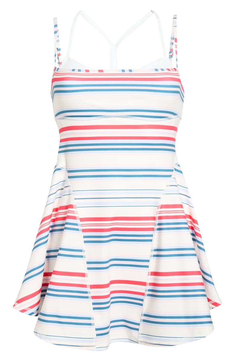 Free People Baseline Print Dress, Main, color, Grapefruit Stripe