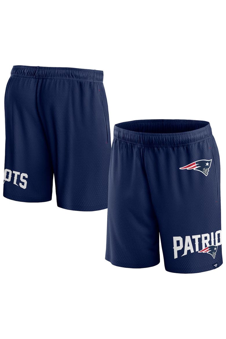 Men's Fanatics Branded Navy New England Patriots Clincher Shorts, Main, color, Navy