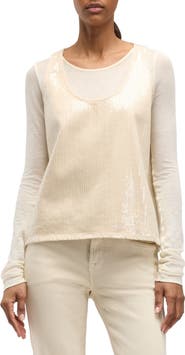 Seven Sequin Denim Tank