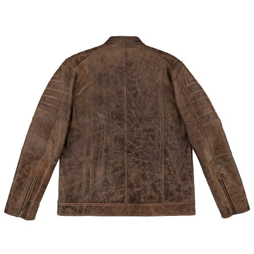 Last Wolf Death Valley Racer Jacket In Brown