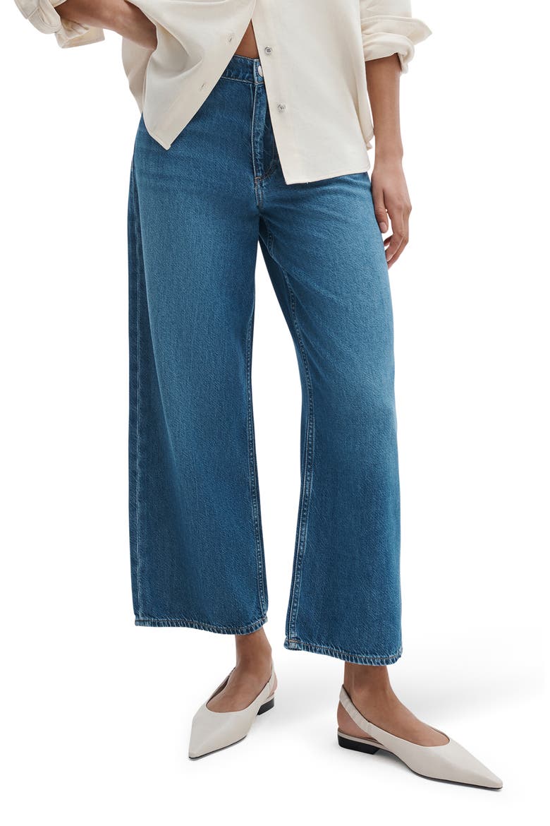 Featherweight Andi Ankle Wide Leg Jeans, Main, color, MILLERTON
