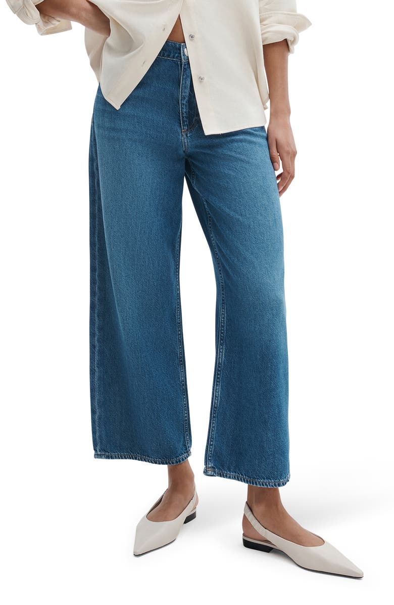 rag & bone Featherweight Andi Ankle Wide Leg Jeans, Main, color, Millerton