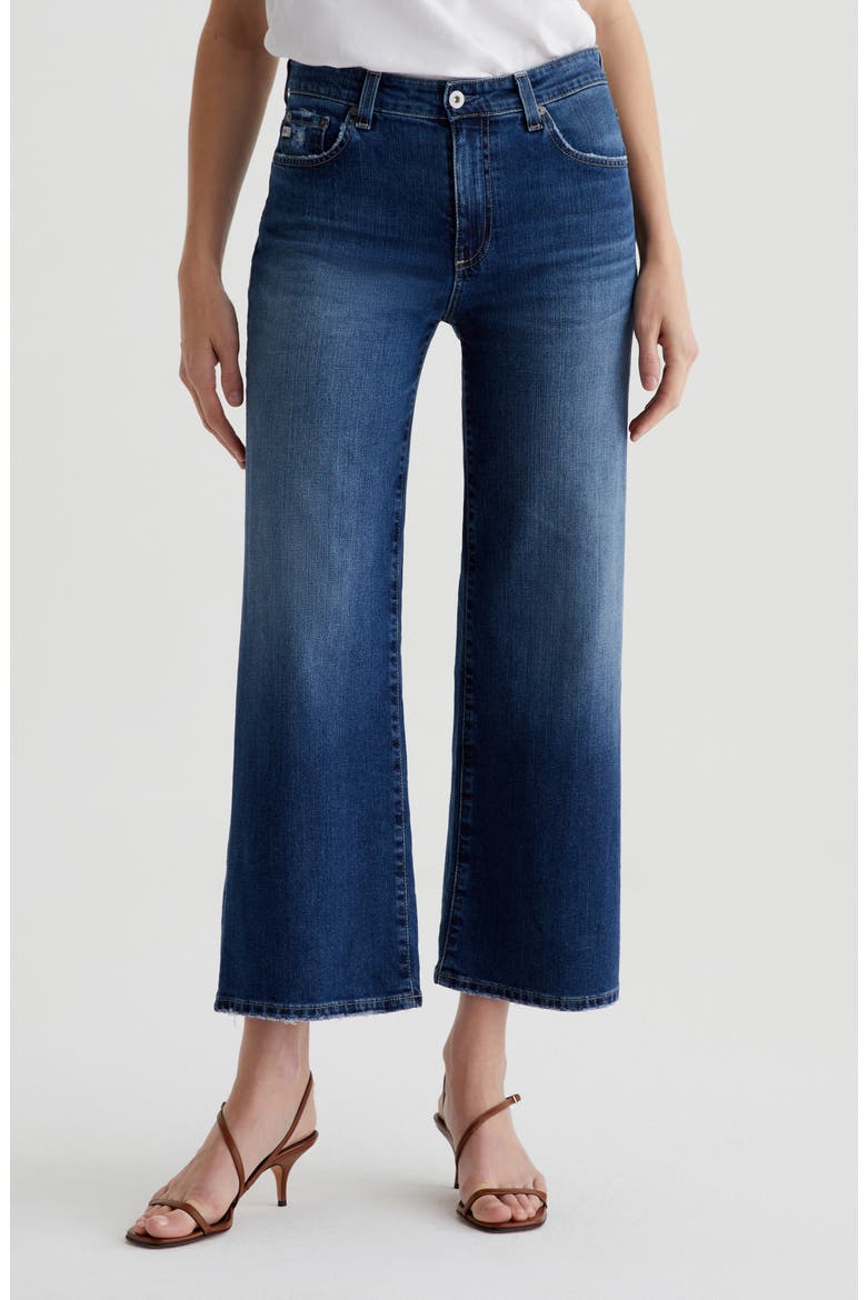 Saige Mid Rise Ankle Wide Leg Jeans, Main, color, 7 YEARS LA JOLLA