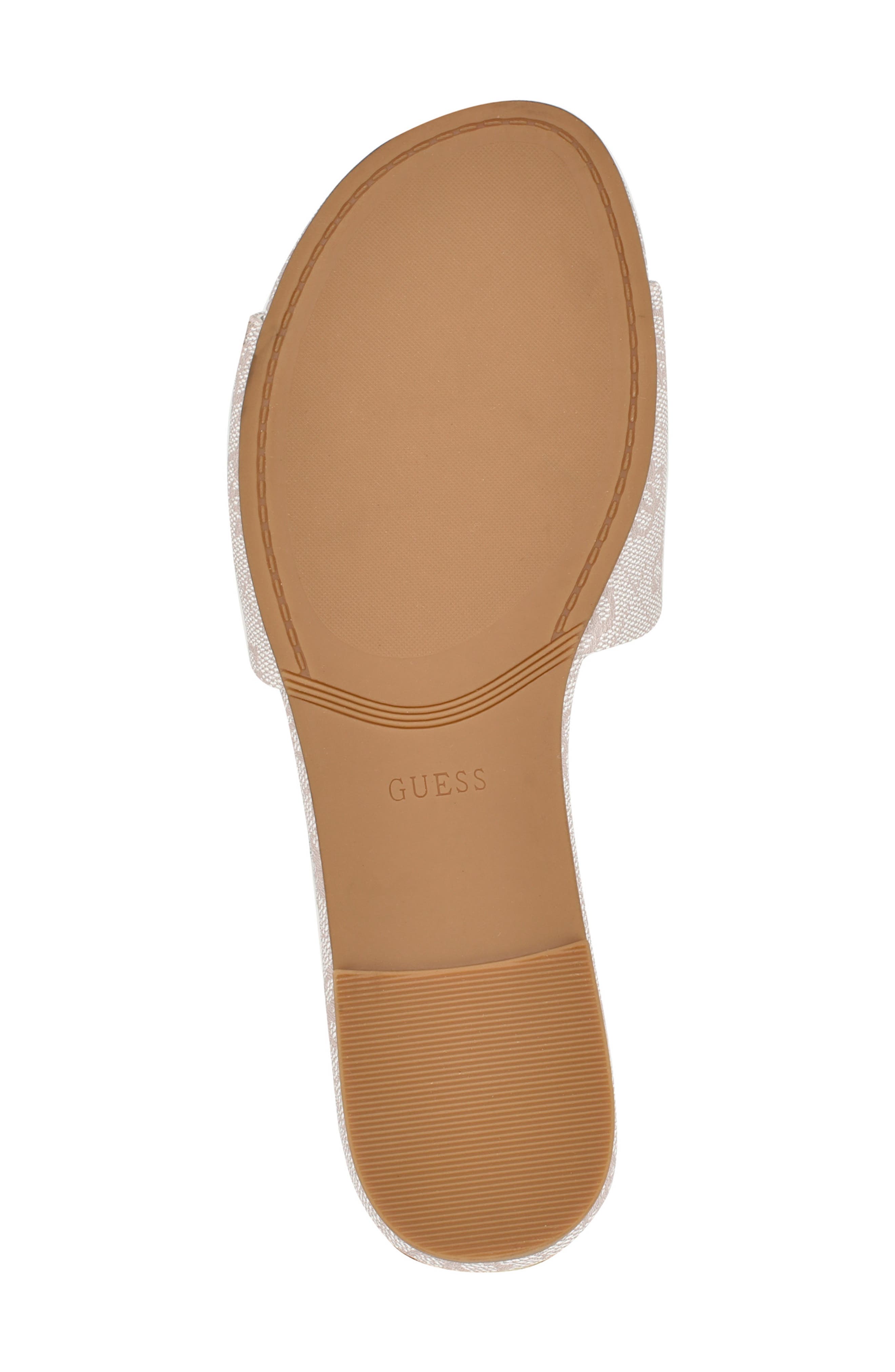 GUESS Tashia Slide Sandal, Alternate, color, Ivory
