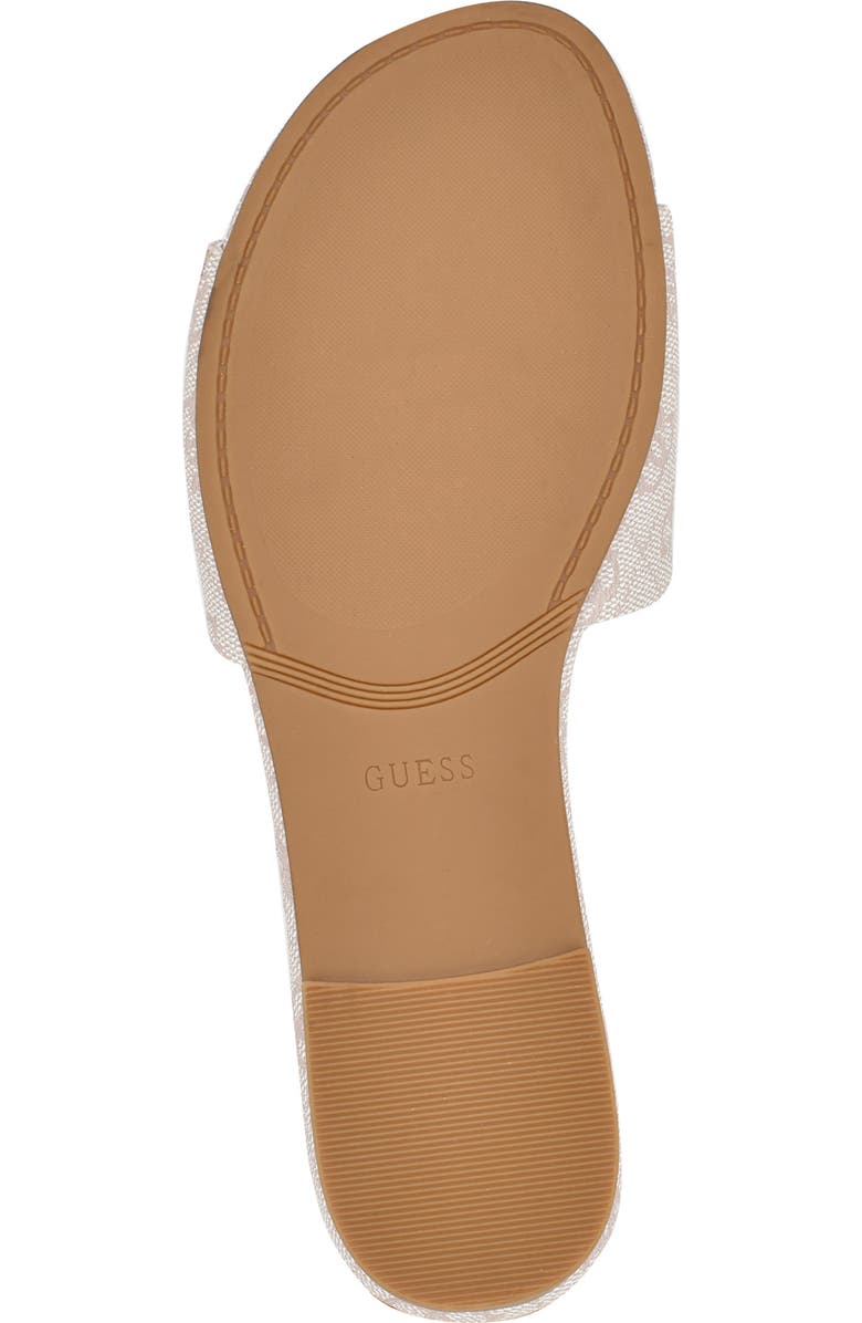 GUESS Tashia Slide Sandal, Alternate, color, Ivory