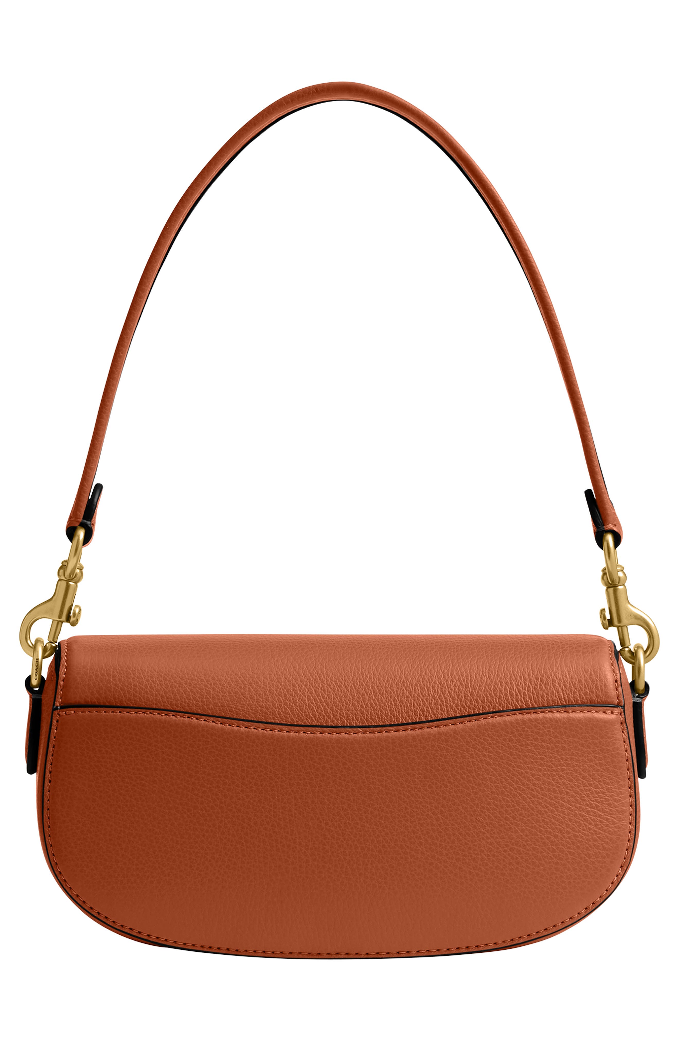 Pebbled Crossbody Bag (Nordstrom Exclusive), Alternate, color, AMBER BROWN