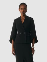 The Fold Clever Crepe Ansdell Blazer