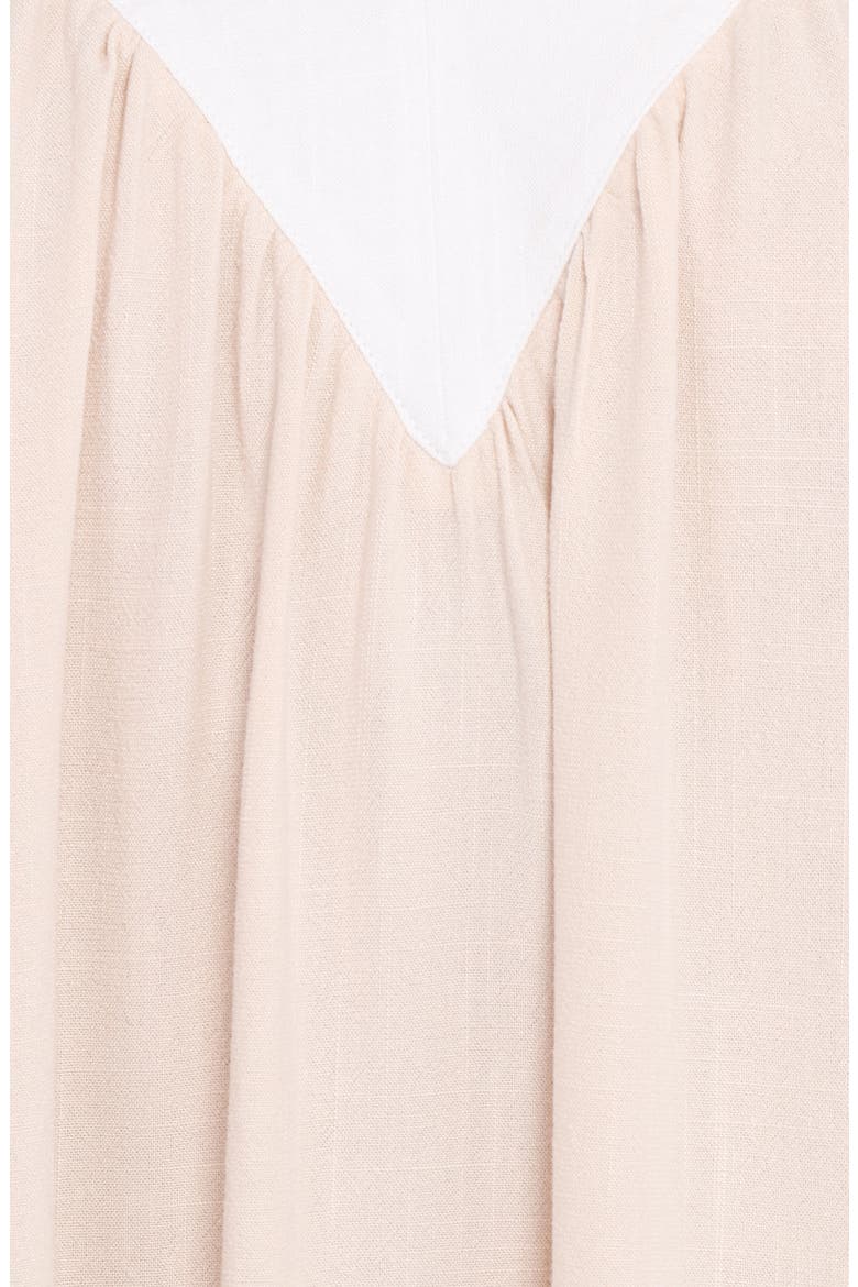 Dami Shoulder Bow Maxi Dress, Alternate, color, OATMEAL