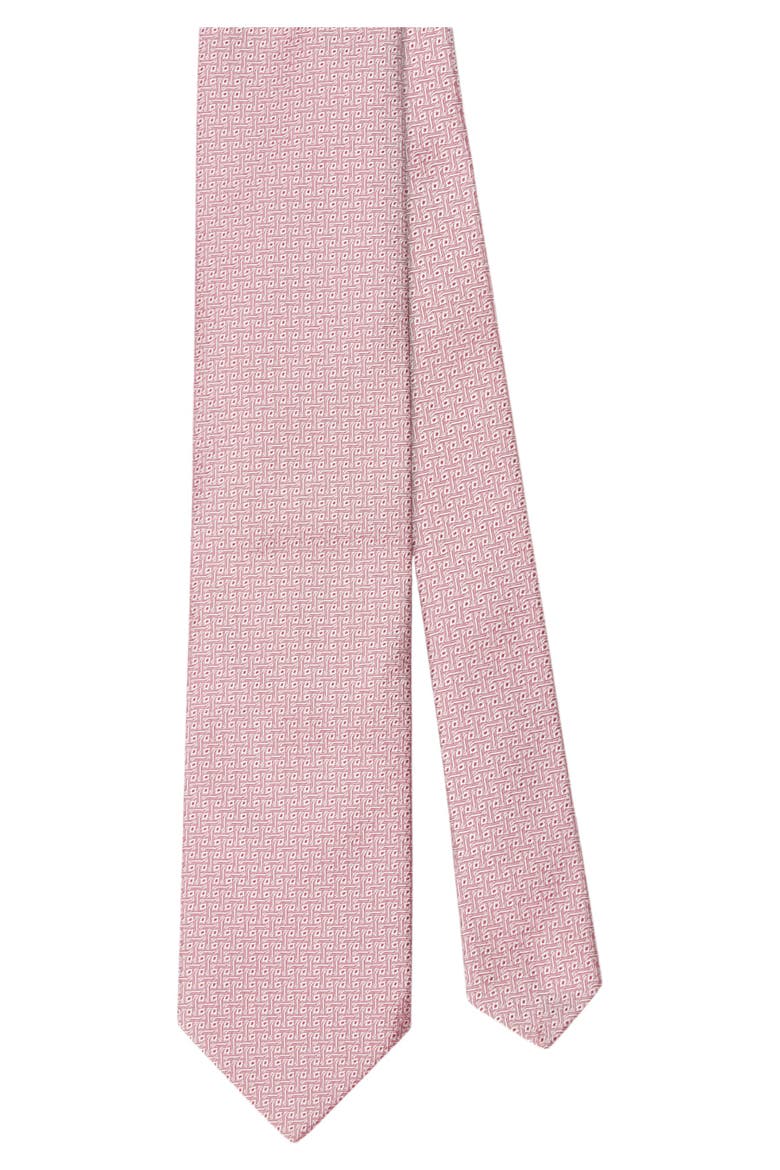 Robert Ceremonial Weave Best of Class Necktie, Main, color, Red