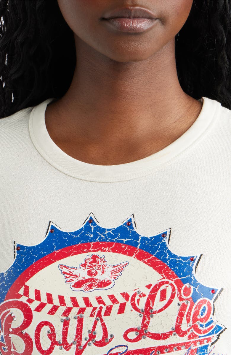 BOYS LIE Sporty Spice Graphic Baby Tee, Alternate, color, White