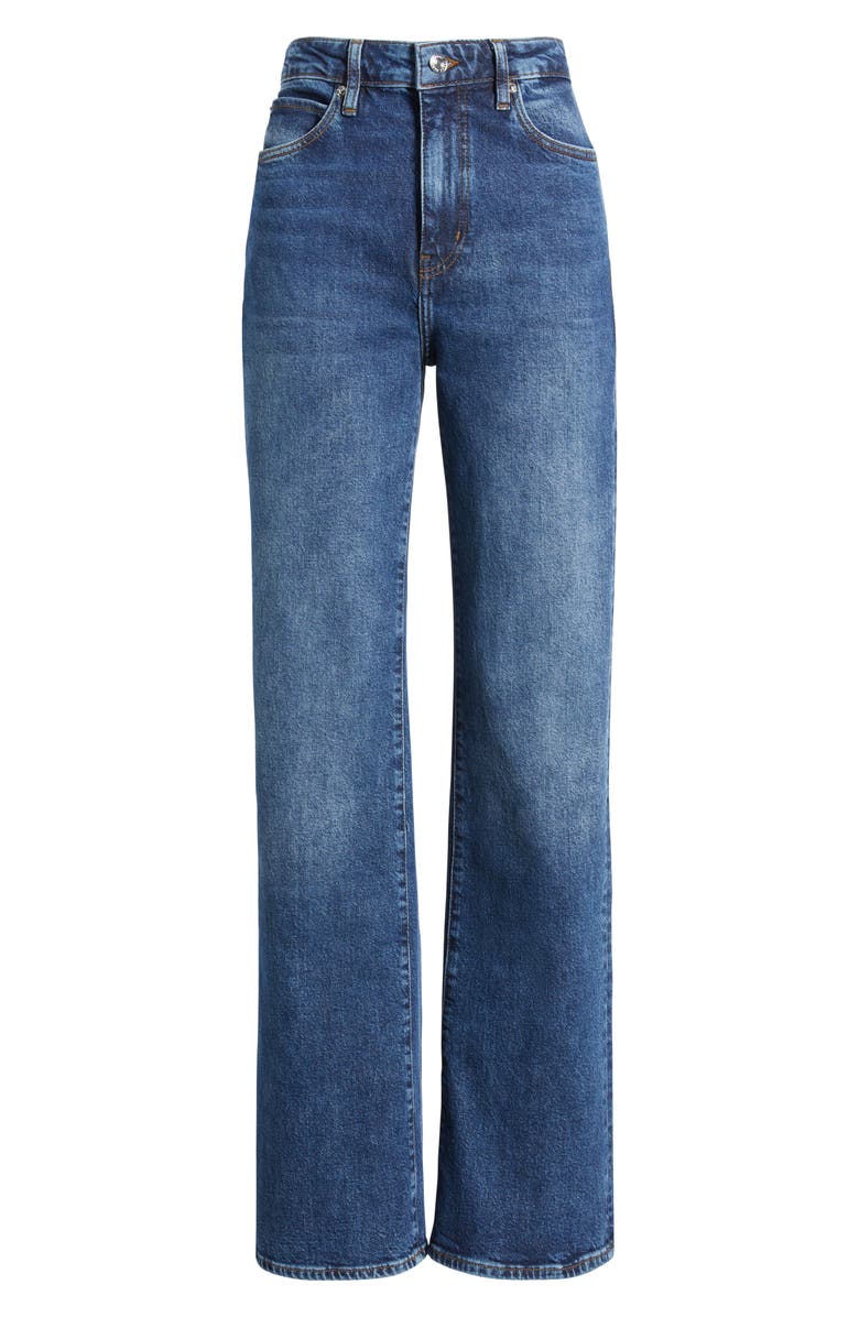 FRAME The Arrow High Waist Relaxed Bootcut Jeans, Alternate, color, Rival