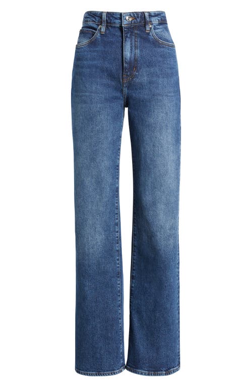 Frame The Arrow High Waist Relaxed Bootcut Jeans In Rival