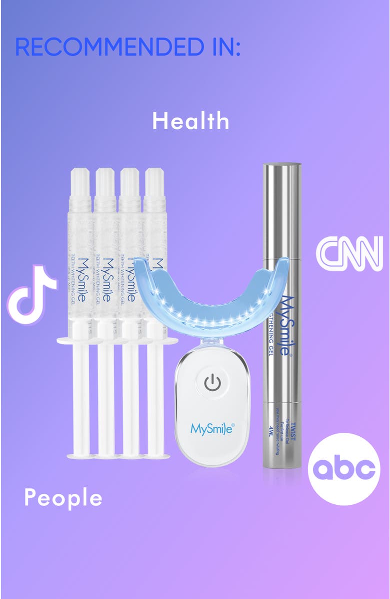 MySmile Ultimate Teeth Whitening Kit with Refills Bundle, Alternate, color, White