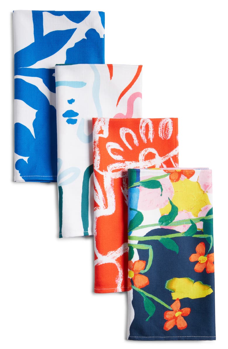 Nordstrom Cristina Martinez Set of 4 Napkins, Main, color,