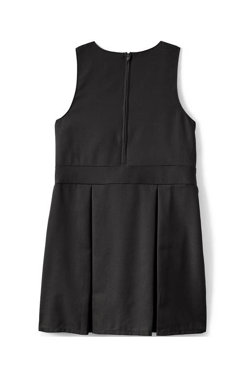Lands' End Girls Uniform Solid Jumper In Black