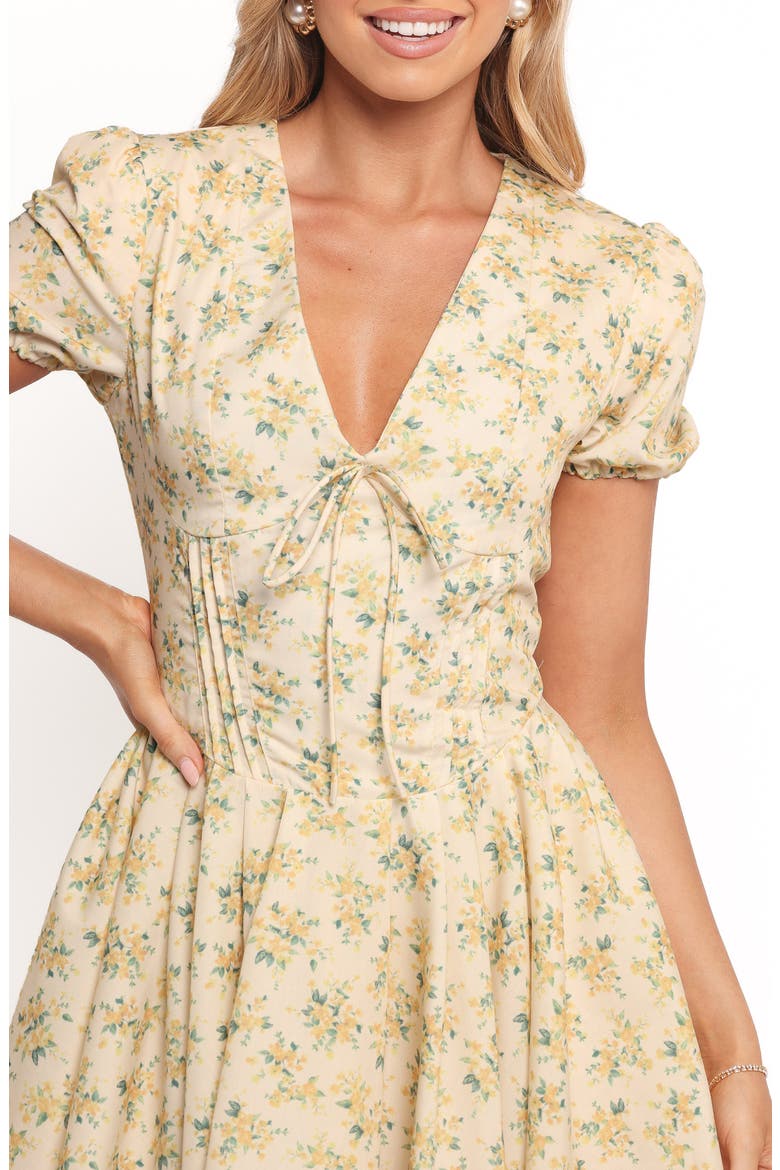 Anais Puff Sleeve Minidress, Alternate, color, FLORAL