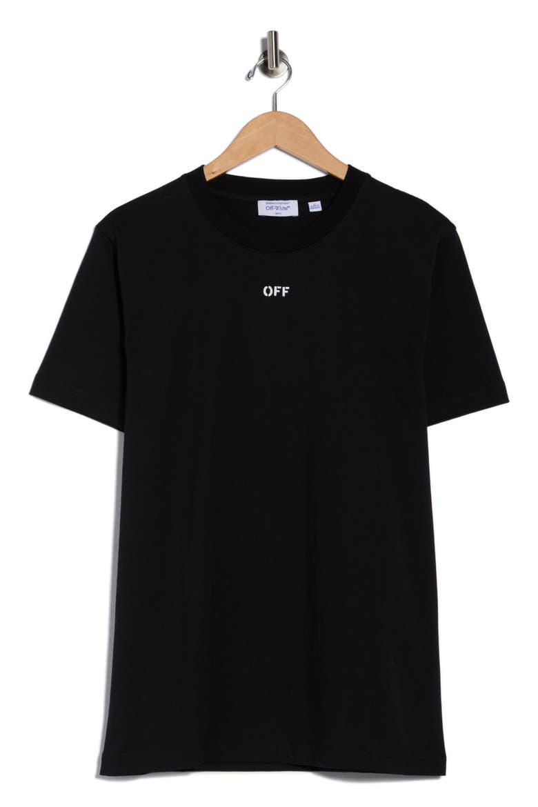 Stitch Arrow Slim Fit T-Shirt, Alternate, color, BLACK-WHITE