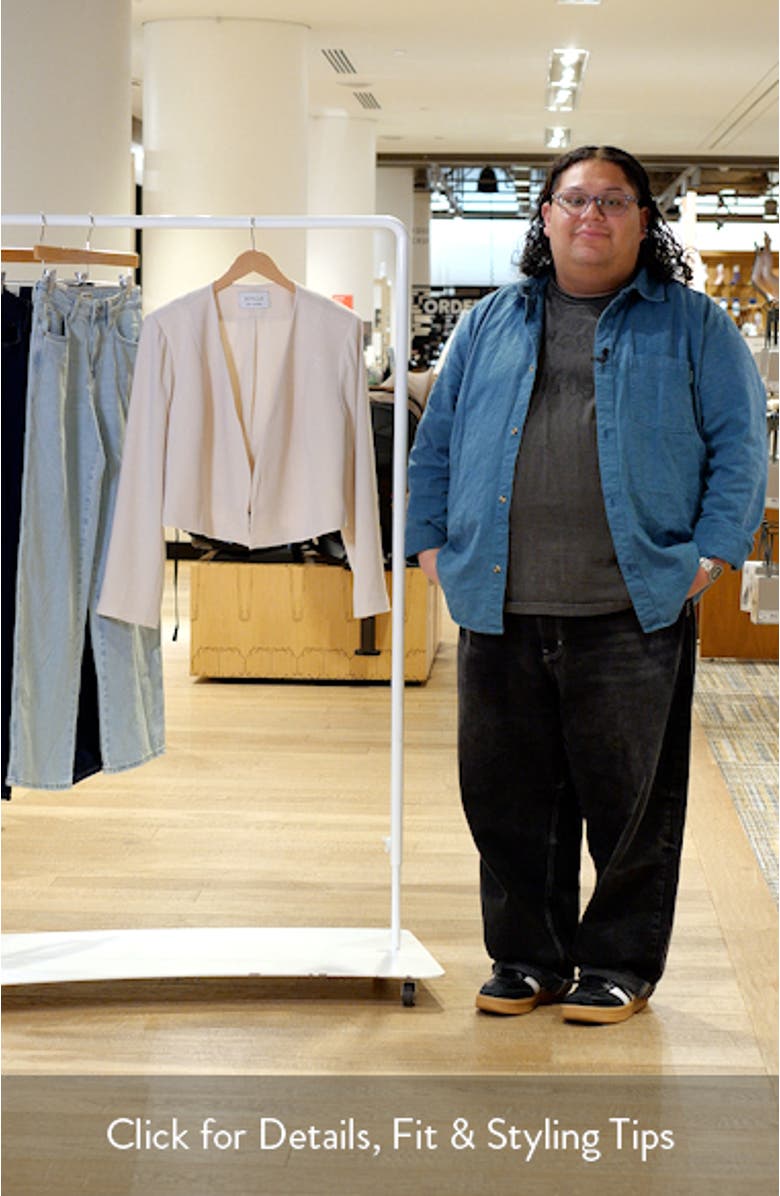 Billie Crop Jacket, sales video thumbnail