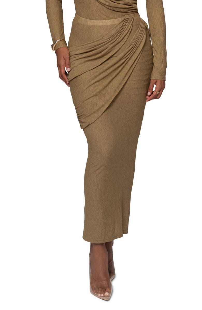 JLUXLABEL Paradise Hills Maxi Skirt, Main, color, Green