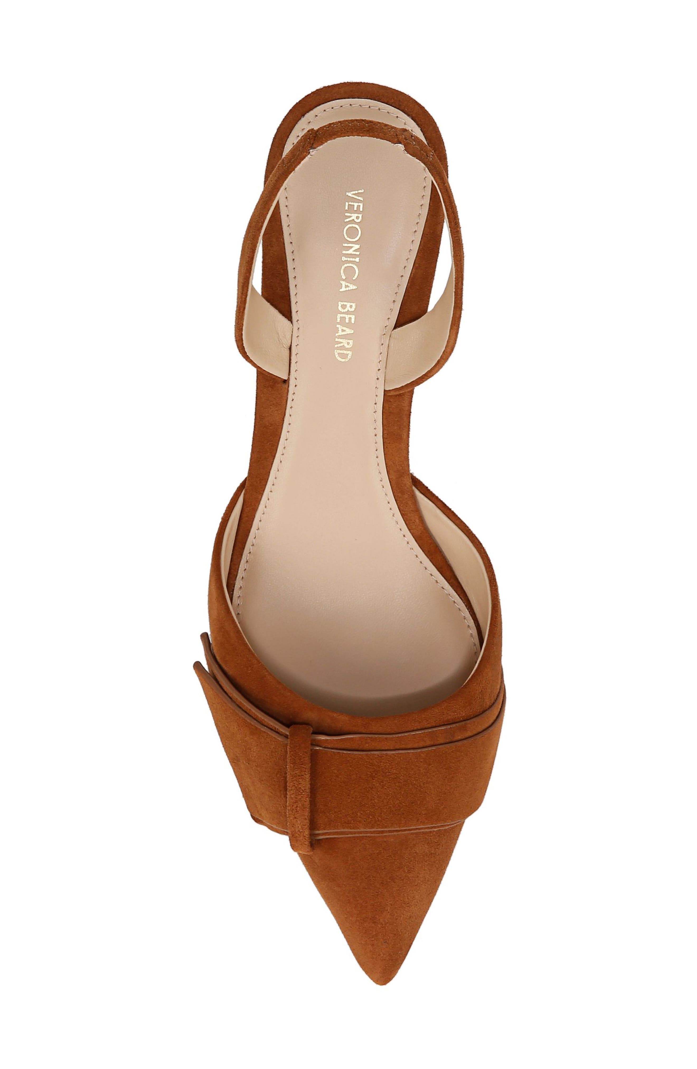 Veronica Beard Lisbeth Slingback Pump, Alternate, color, Caramel