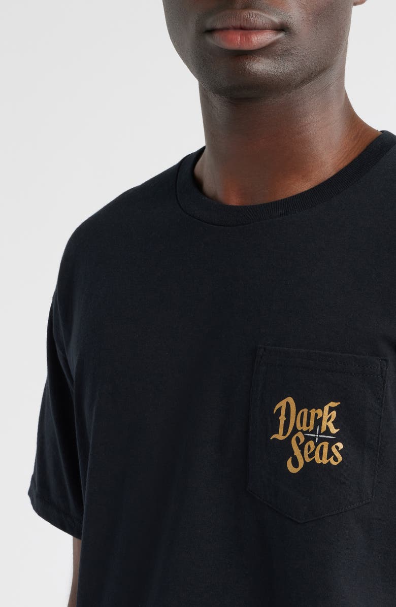 DARK SEAS Round Up Pocket Graphic T-Shirt, Alternate, color, Black
