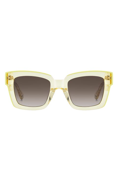 51mm brynne cat eye sunglasses