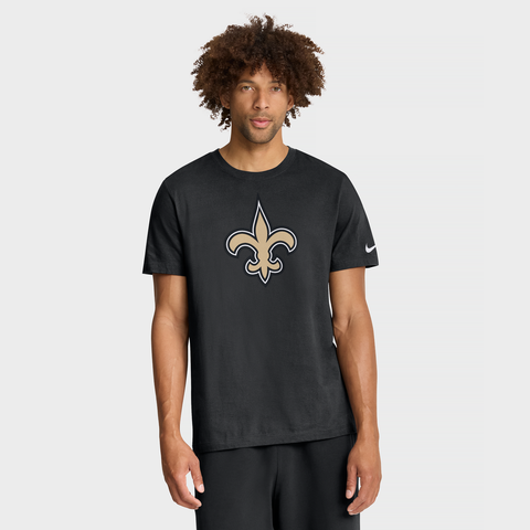 Men's Nike Black New Orleans Saints Essential Logo T-Shirt