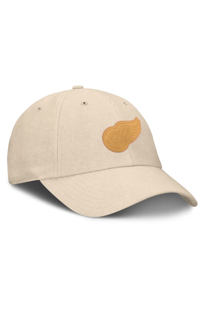 FANATICS Men's Fanatics Tan Detroit Red Wings Front Office Canvas Adjustable Hat, Alternate, color, Tan
