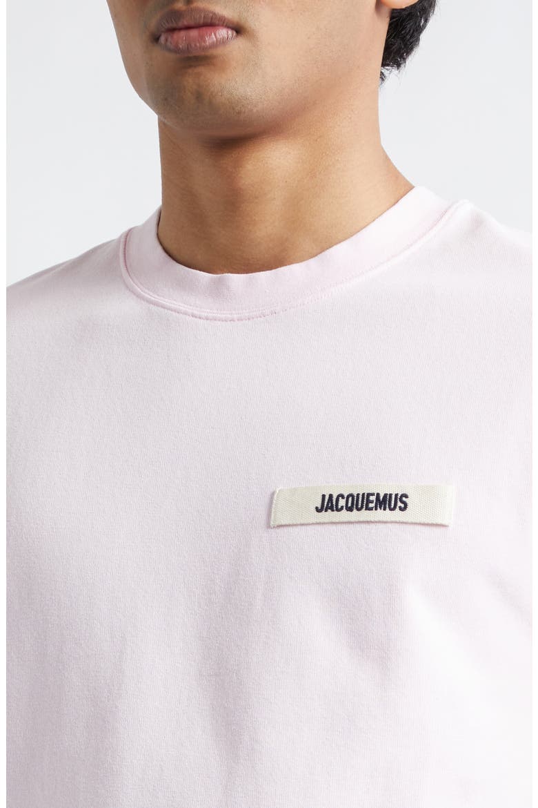 Le T-Shirt Gros Grain Cotton T-Shirt, Alternate, color, PINK 2