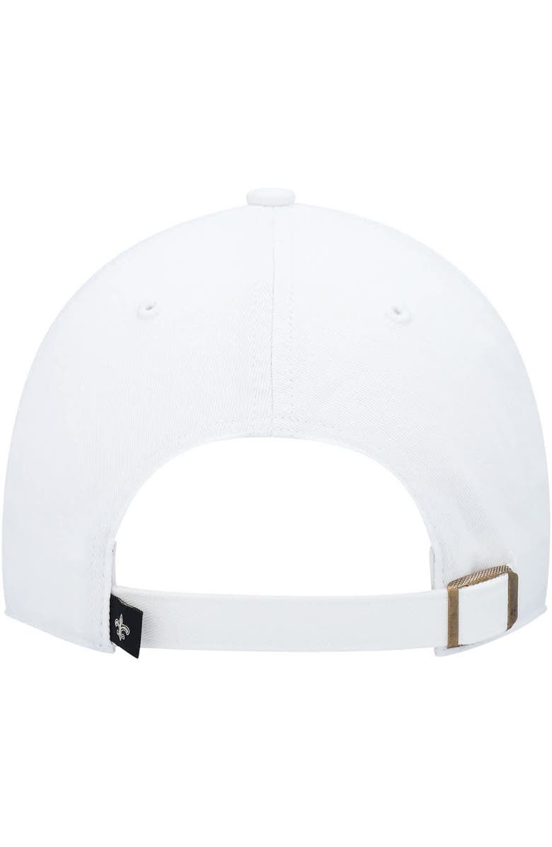 '47 Men's '47 White New Orleans Saints Logo Clean Up Adjustable Hat, Alternate, color, White