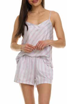 Flora Nikrooz Pippa Stripe Satin Short Pajamas