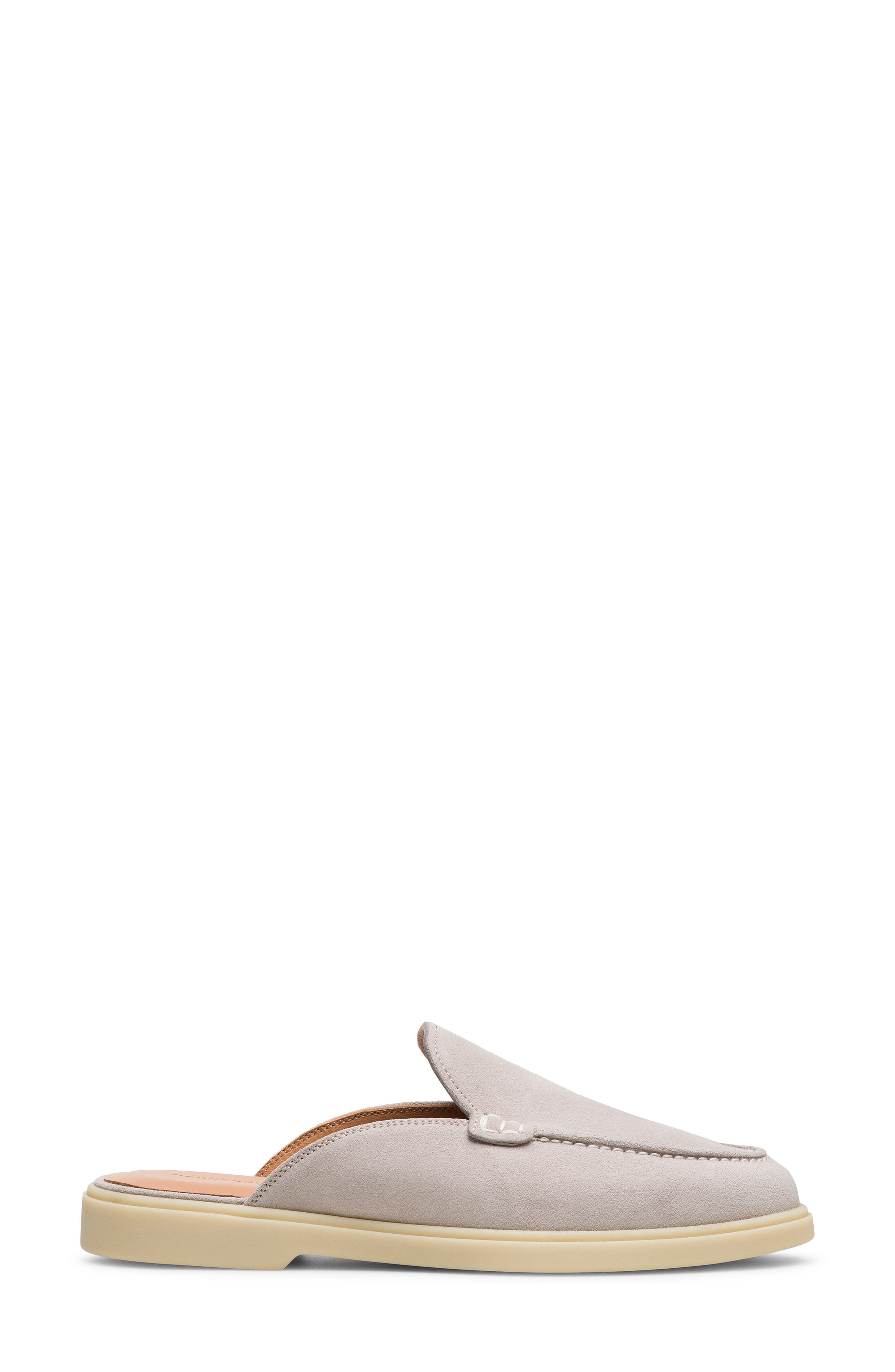 Magnanni Sophie Leather Mule, Alternate, color, Bone Suede