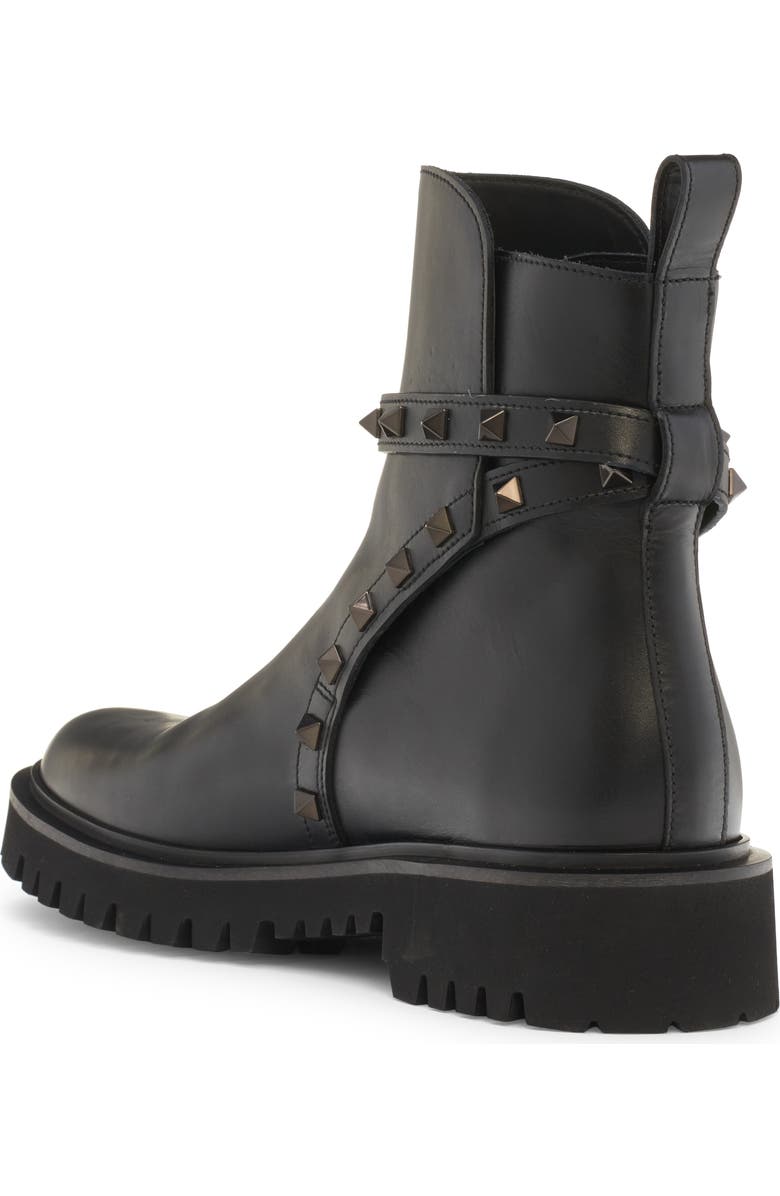 Valentino Garavani Rockstud Combat Boot, Alternate, color,