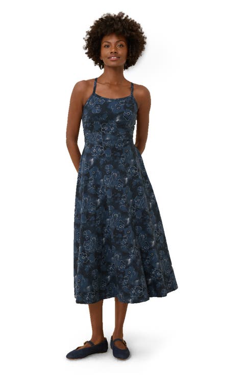 Fit & Flare Midi Dress