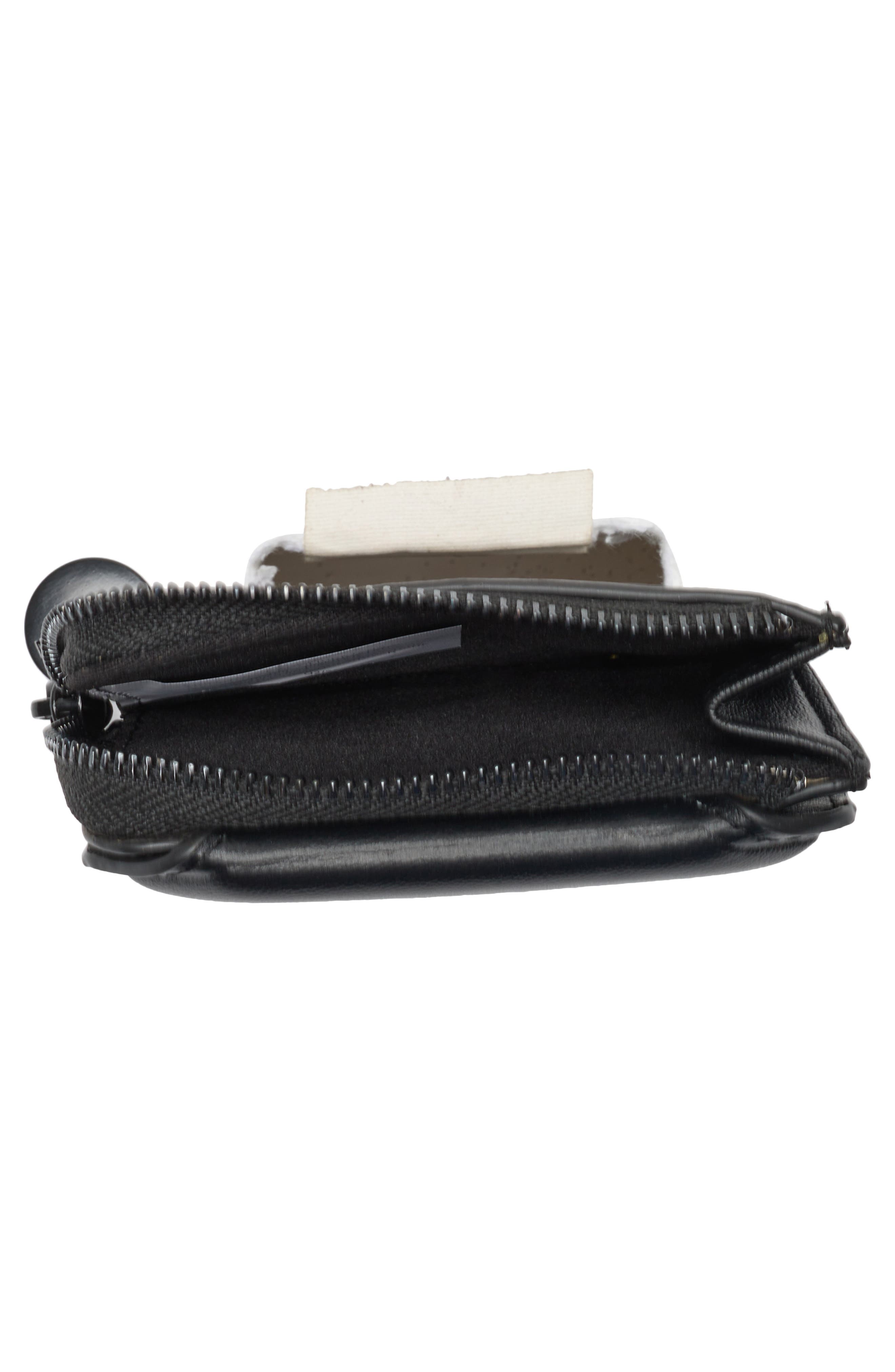 Steve Madden Small Card Wallet Wristlet, Alternate, color, Black