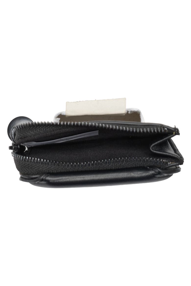 Small Card Wallet Wristlet, Alternate, color, BLACK
