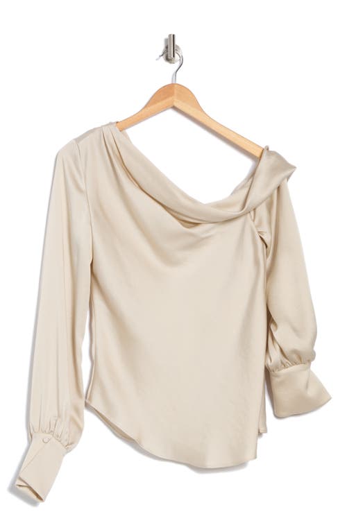 Simkhai Alice Asymmetric Blouse In Neutral