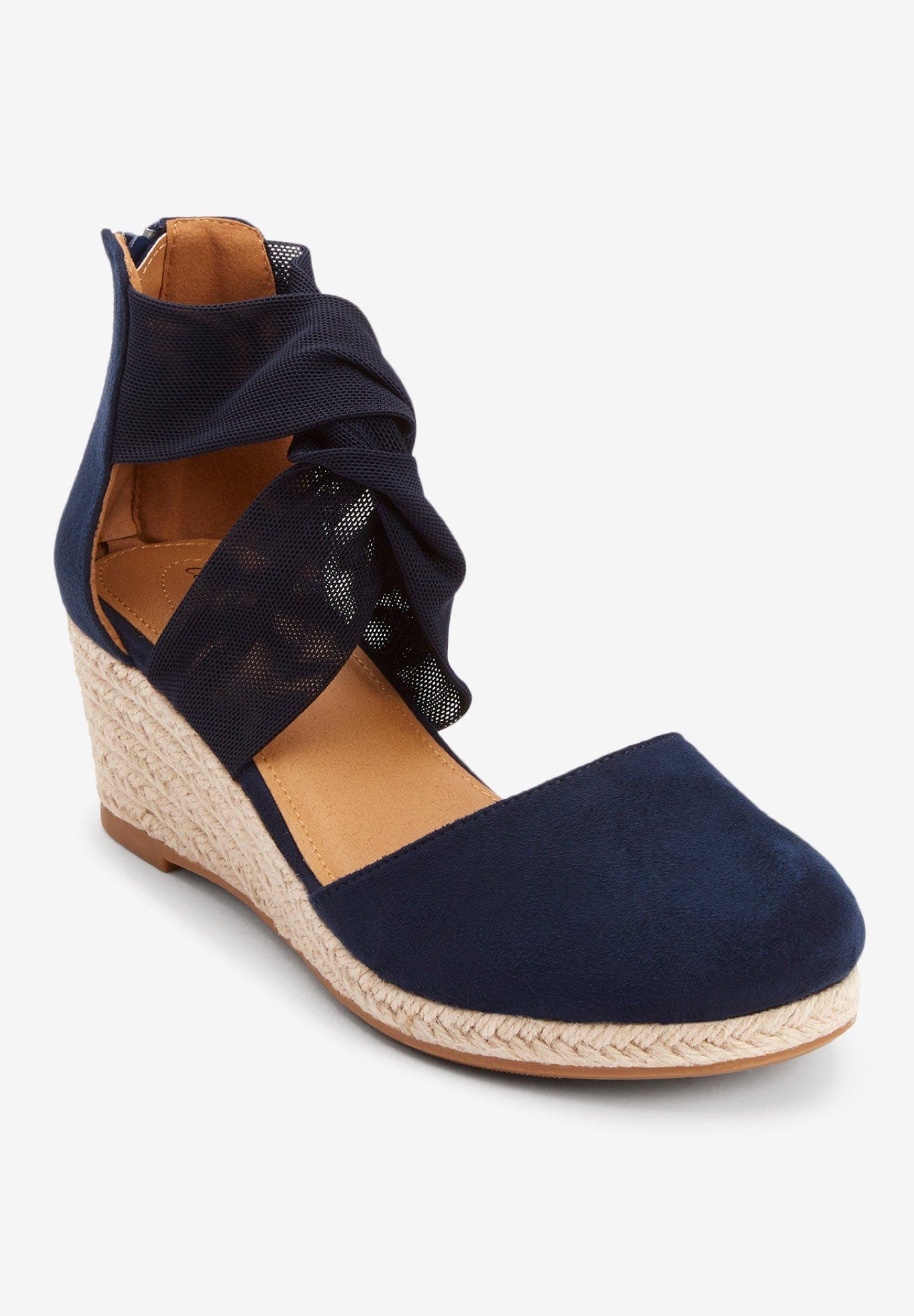 The Sabine Espadrille, Alternate, color, NAVY
