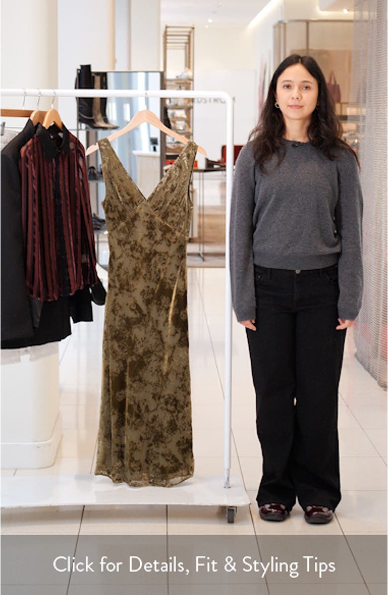 Floral Burnout Sleeveless Maxi Dress, sales video thumbnail