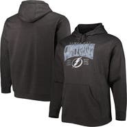 FANATICS Men's Fanatics Branded Heather Charcoal Tampa Bay Lightning Big & Tall Dynasty Pullover Hoodie