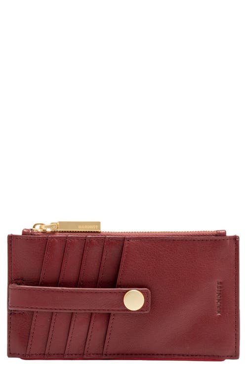 HAMMITT 210 West Wallet in Cherrywood/Brushed Gold  product