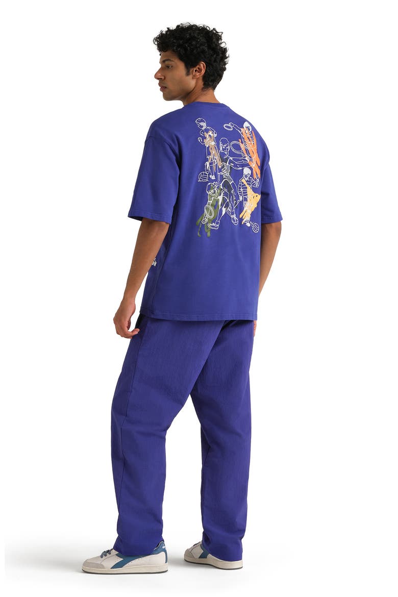 Legacy II Embroidered Cotton Graphic T-Shirt, Alternate, color, NAVY