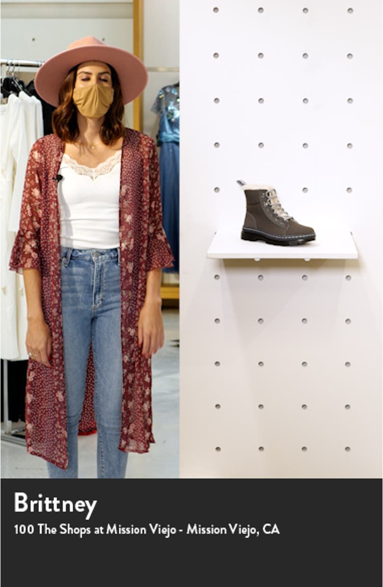 Faux Fur Lined Hiker Boot, sales video thumbnail