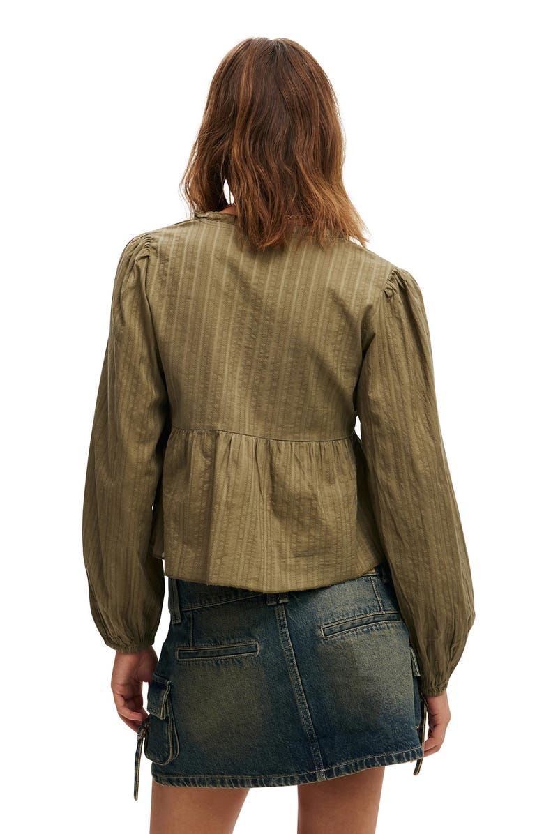 Cotton On Women's Cargo Denim Mini Skirt, Alternate, color, 