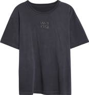 Alexander Wang Hotfix Logo Washed T-Shirt