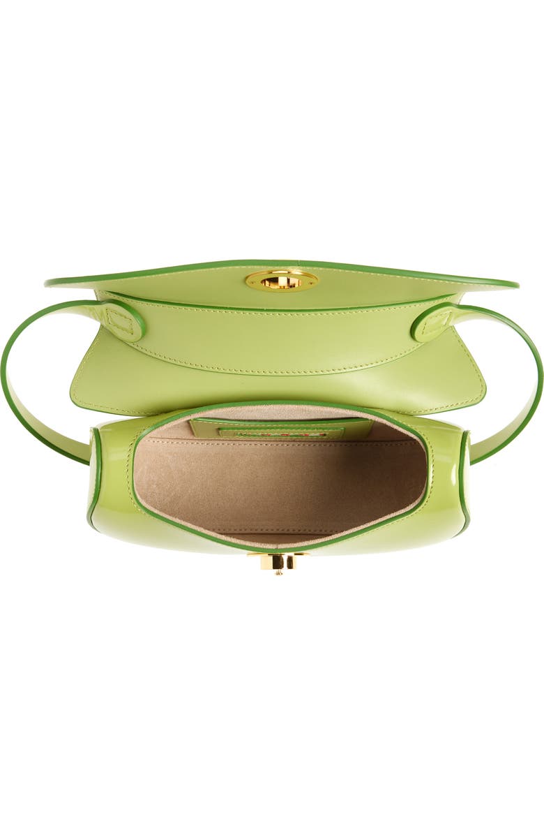 Marni Small Butterfly Leather Hobo Bag, Alternate, color,